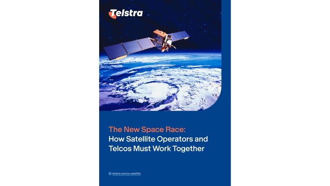 Cover image of a the whitepaper titled The Emerging Space Race How Satellite Operators and Telcos Must Work Together